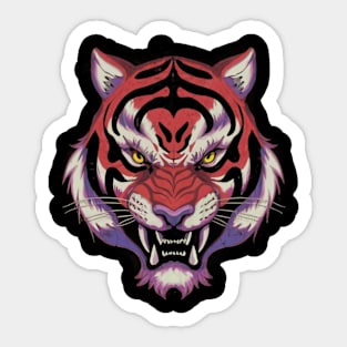 Tiger Face Sticker